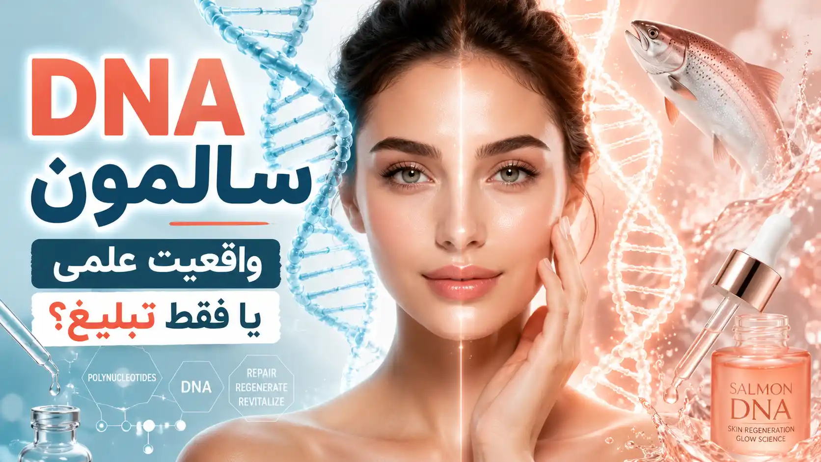 DNA سالمون در جوانسازی پوست؛ واقعیت علمی یا تبلیغ؟