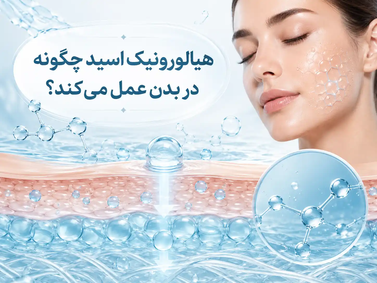 هیالورونیک اسید چگونه در بدن عمل می‌کند؟