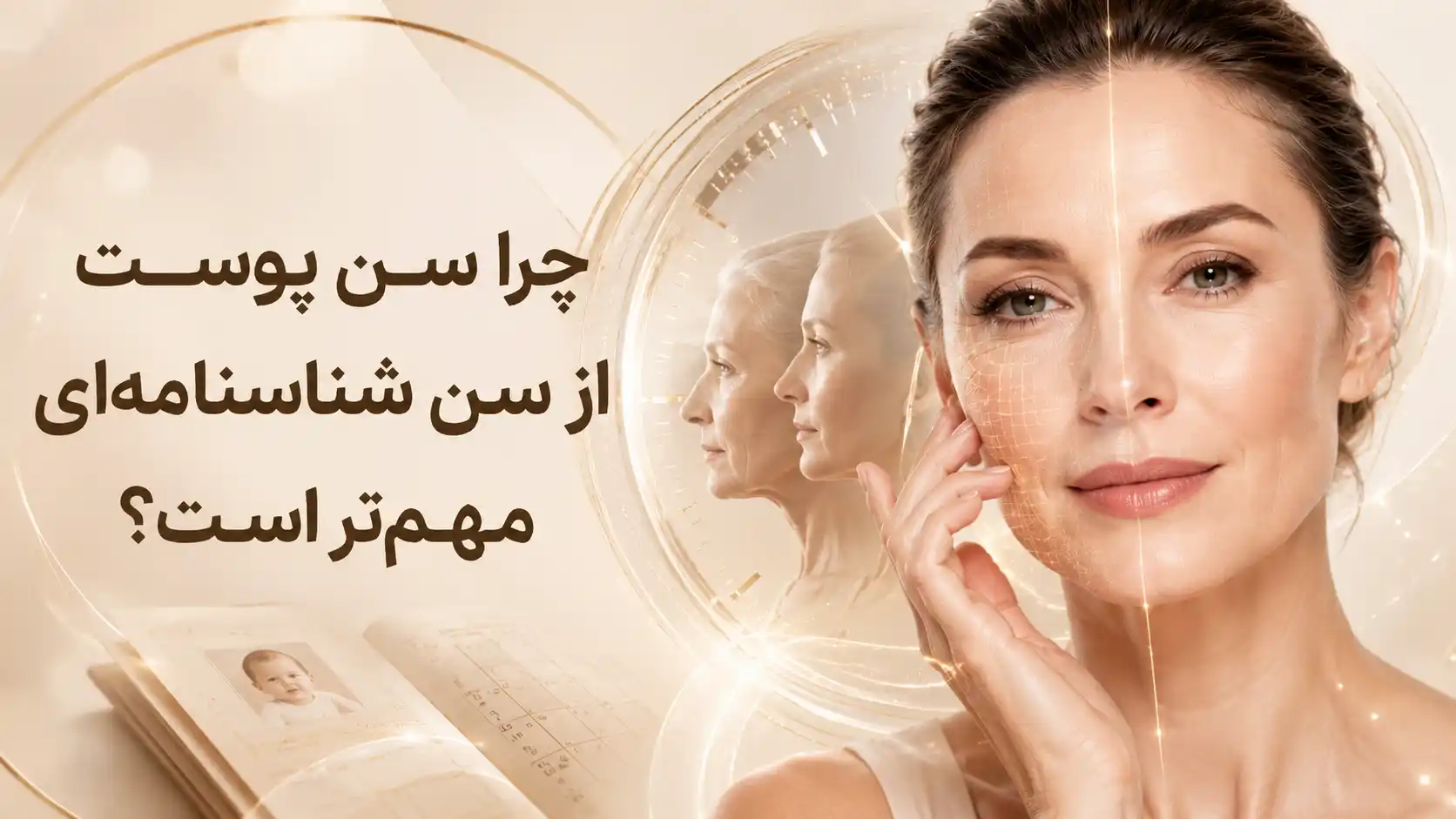 چرا سن پوست از سن شناسنامه‌ای مهم‌تر است؟