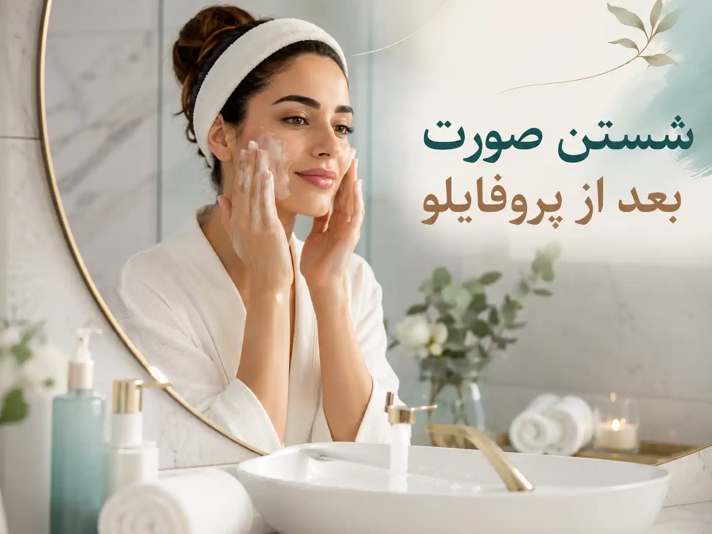 شستن صورت بعد از پروفایلو؛ زمان و روش صحیح شستشو