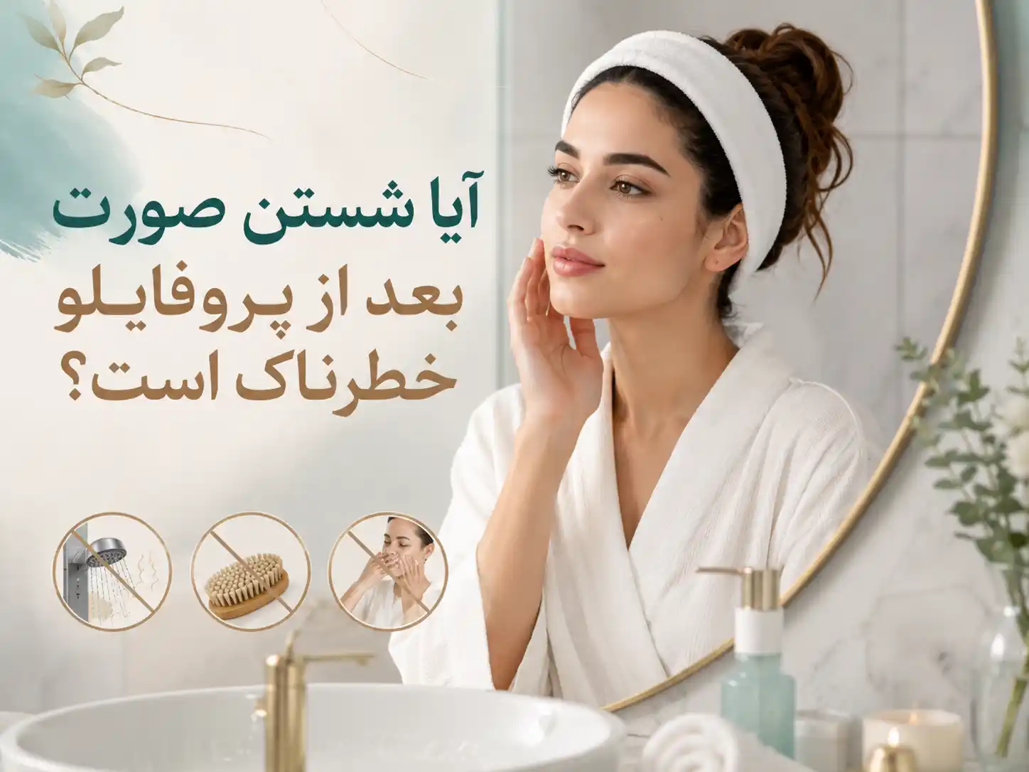 آیا شستن صورت بعد از پروفایلو خطرناک است؟