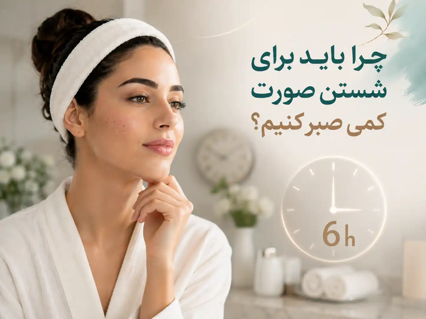 چرا باید برای شستن صورت کمی صبر کنیم؟