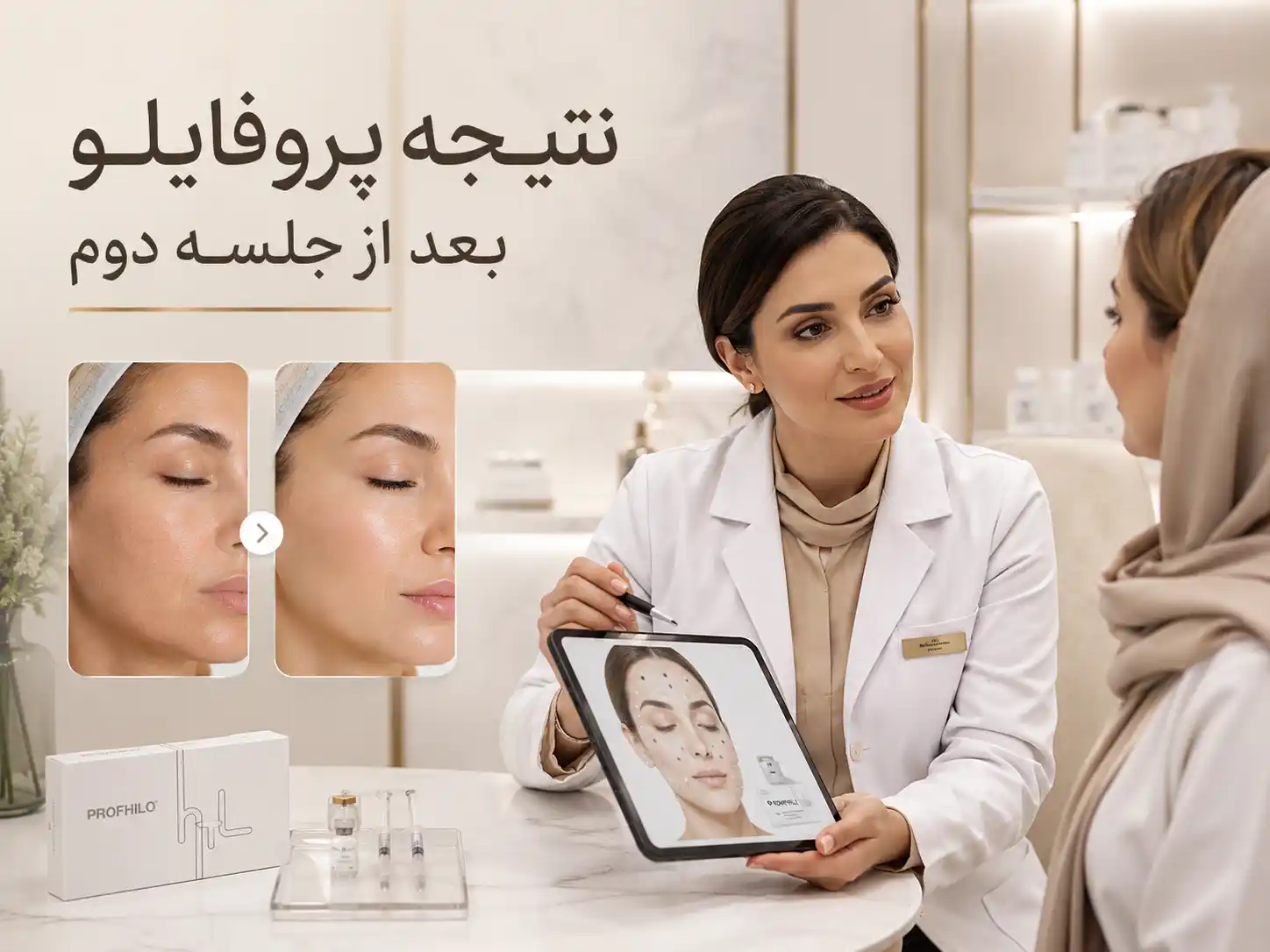 نتیجه پروفایلو بعد از جلسه دوم