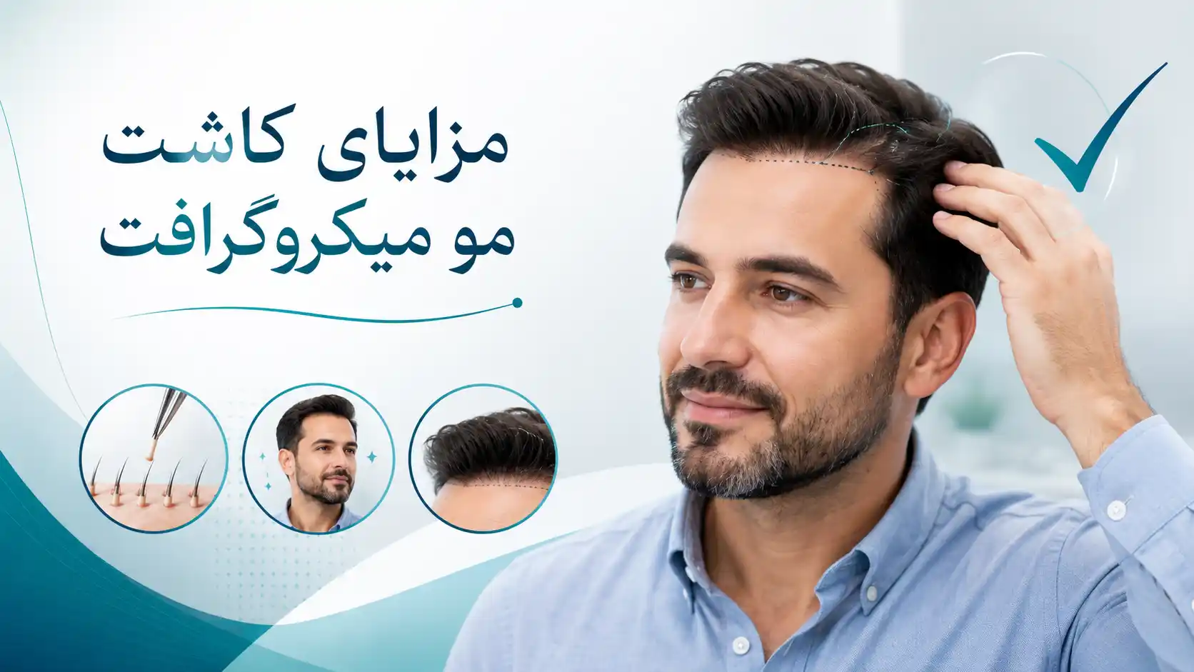مزایای کاشت مو میکروگرافت